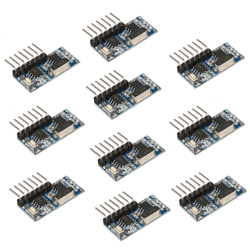433Mhz Receiver Module - 10 SZTUK Moduł Odbiornika RF 433MHz