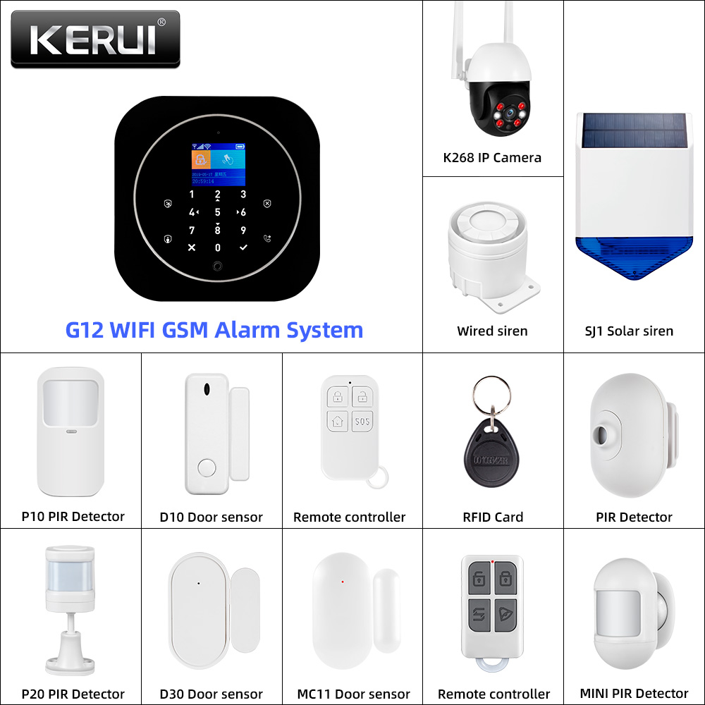 KERUI G12 2G Wifi Bezprzewodow – Home Automation Diy recenzja i cena