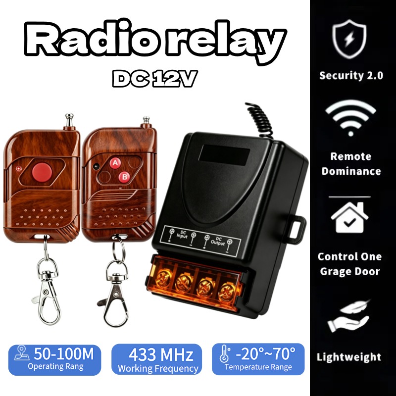 Uniwersalny bezprzewodowy pilo – 433Mhz Receiver Module recenzja i cena