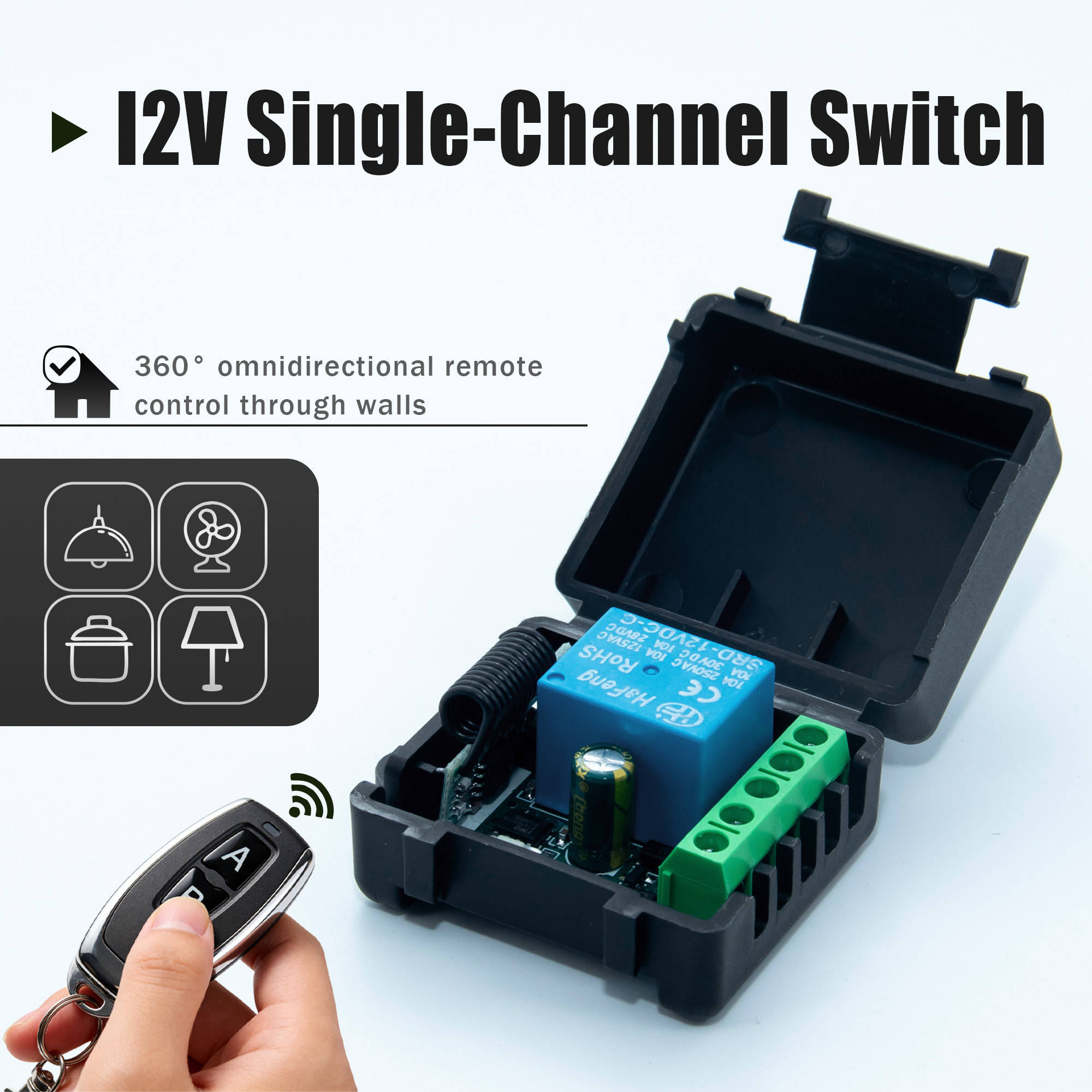 Bezprzewodowy przełącznik zdal – 433Mhz Receiver Module recenzja i cena