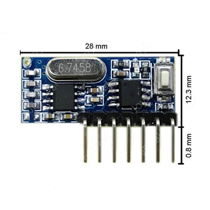 10 SZTUK Moduł Odbiornika RF 4 – 433Mhz Receiver Module recenzja i cena